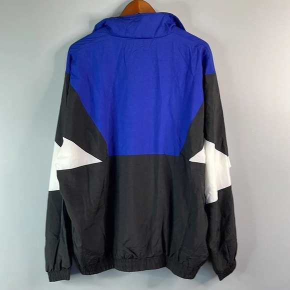 VINTAGE 90s NWT Mens Baggy Performance  Windbreaker Bomber Jacket Blokecore L - Picture 8 of 12